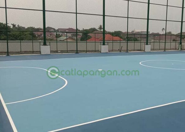 CATLAPANGAN.com, kontraktor pengecatan lapangan futsal, cat lapangan basket, cat lapangan tenis, cat lintasan lari, cat lapangan badminton, cat jogging track, cat helipad, cat paving block, cat taman bermain, dan cat trotoar menggunakan Tennokote, cat lapangan terbaik dari Propan.