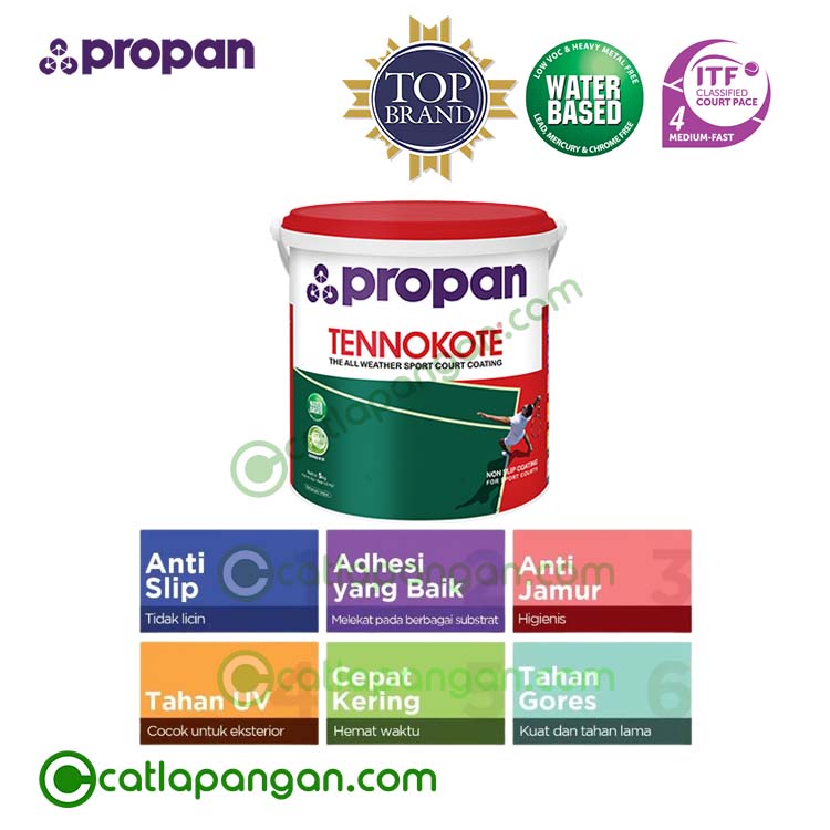 TENNOKOTE TNK-1000 WA Black 4.5Kg Cat Lapangan Propan